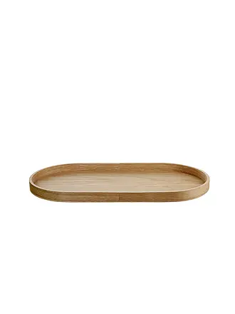 ASA SELECTION | Planche en bois ovale 44x22,5cm Chêne Noir | hellbraun